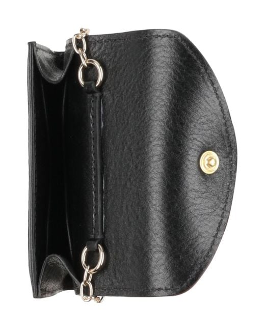 Il Bisonte Black Crossbody Wallet Leather
