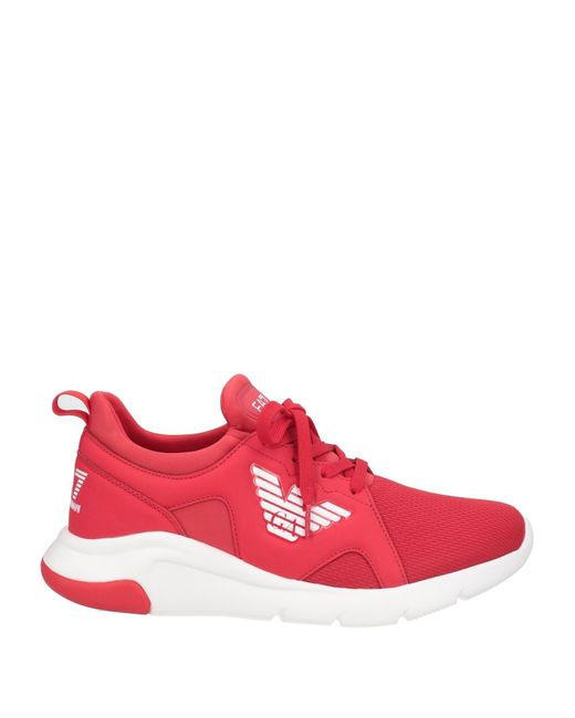 EA7 Red Trainers for men