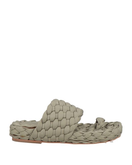 Paloma Barceló Green Thong Sandal