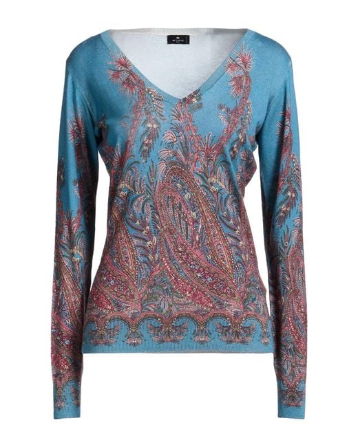 Pullover Etro en coloris Blue