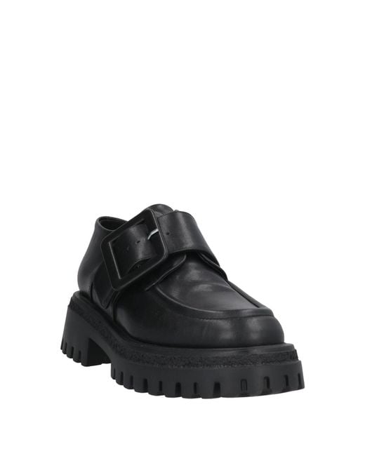 Halmanera Black Loafers Leather
