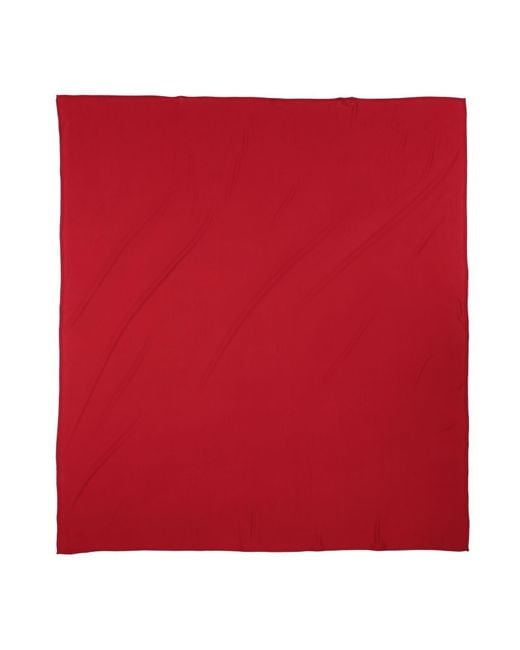 Magda Butrym Red Scarf Cupro, Elastane