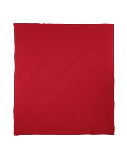 Magda Butrym Red Scarf Cupro, Elastane