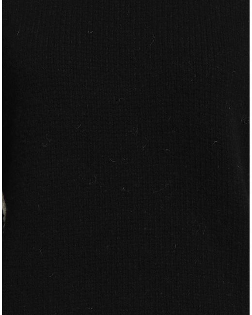 Roberto Collina Black Sweater Merino Wool