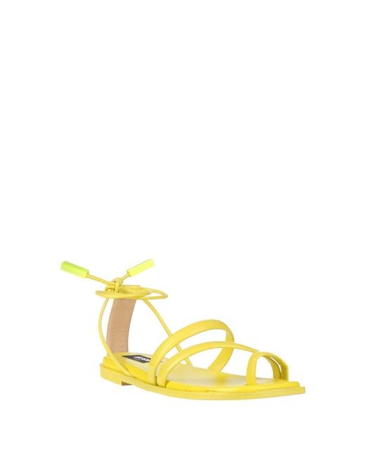 MSGM Yellow Zehentrenner