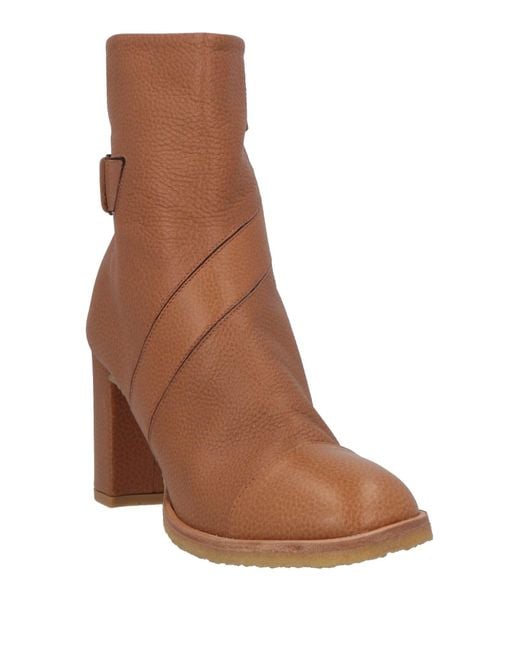 Roberto Del Carlo Brown Ankle Boots Leather
