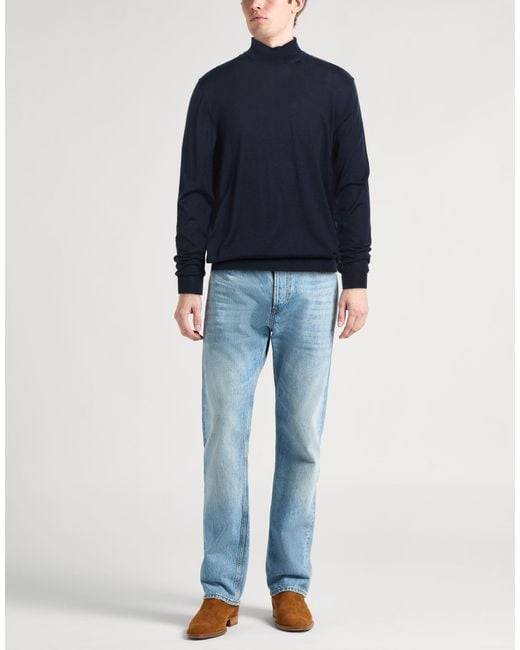 Malo Blue Turtleneck for men