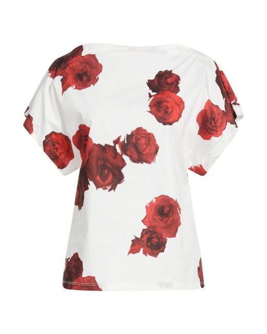 Liviana Conti Red Top Cotton, Elastane