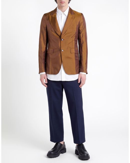 Comme des Garçons Brown Blazer Cupro for men