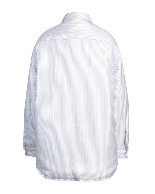 Maison Margiela White Coat Cupro for men