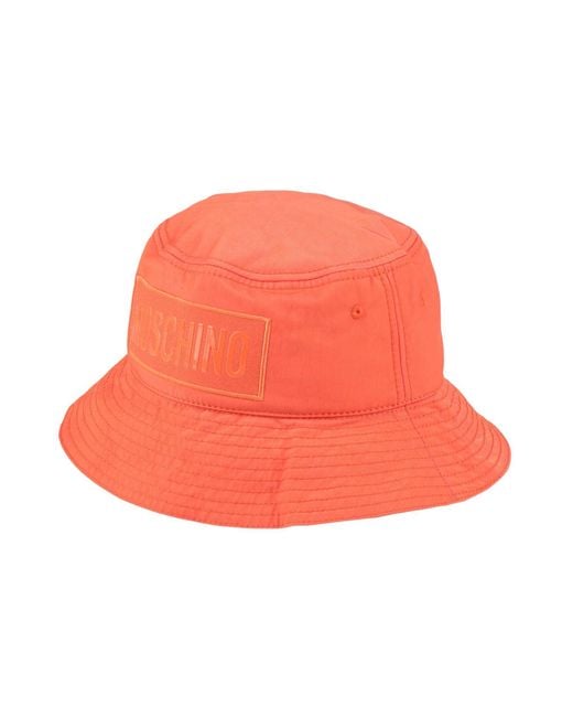 Moschino Red Hat for men