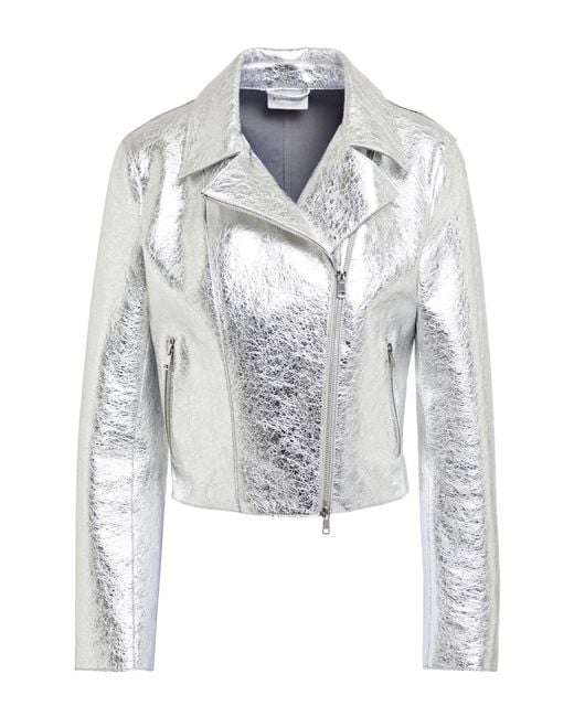 P.A.R.O.S.H. White Jacket Lambskin