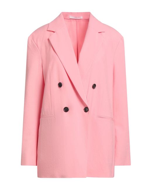 Boss Pink Blazer Recycled Polyester, Triacetate