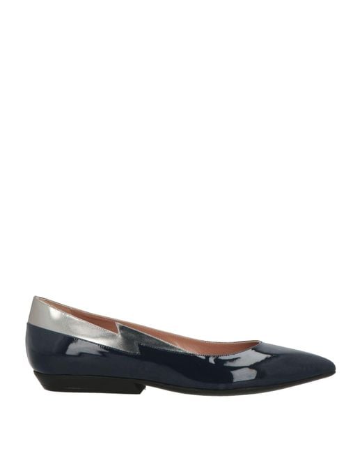 Pollini Blue Ballet Flats