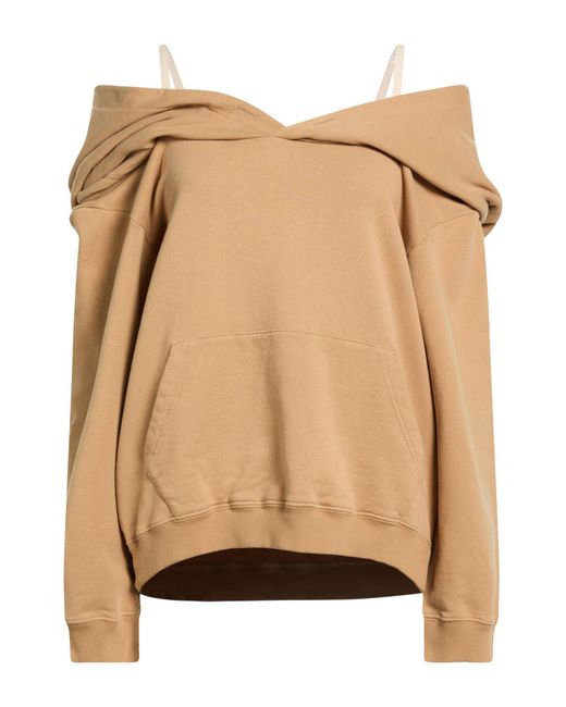 MM6 by Maison Margiela Natural Sweatshirt Cotton