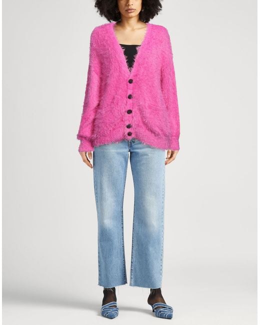 DSquared² Pink Cardigan Polyamide