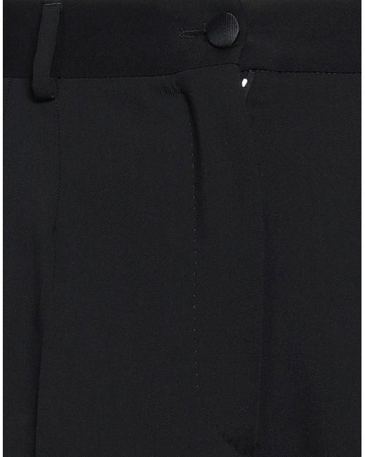 Dolce & Gabbana Pants in Black | Lyst