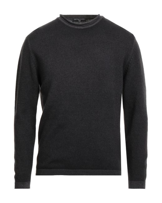 Daniele Fiesoli Black Lab Sweater Merino Wool, Cashmere for men