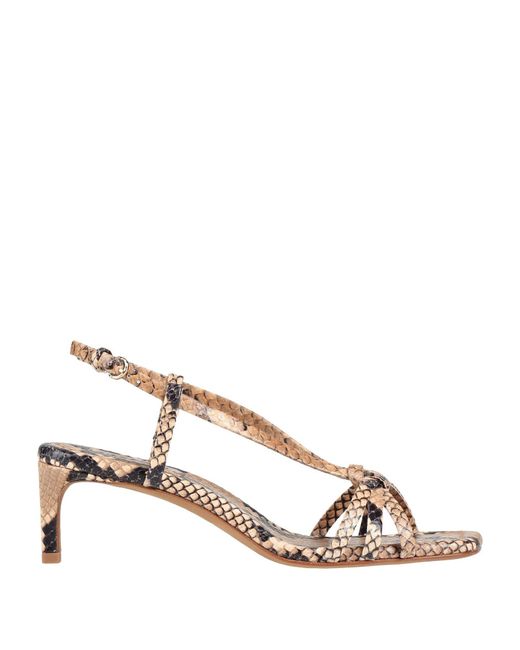 Ulla Johnson Natural Sandals Leather
