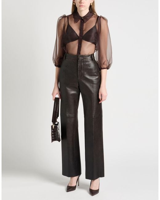 Elisabetta Franchi Gray Shirt