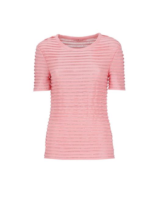 T-shirt Ermanno Scervino en coloris Pink