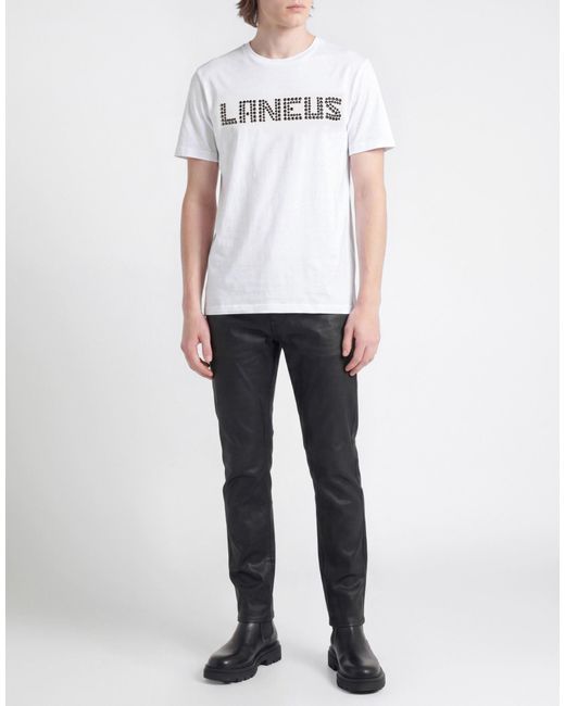 Laneus White T-Shirt for men