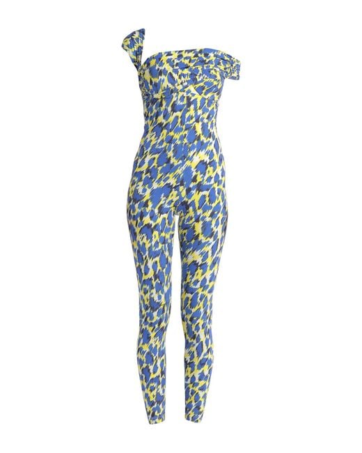 Elisabetta Franchi Blue Jumpsuit