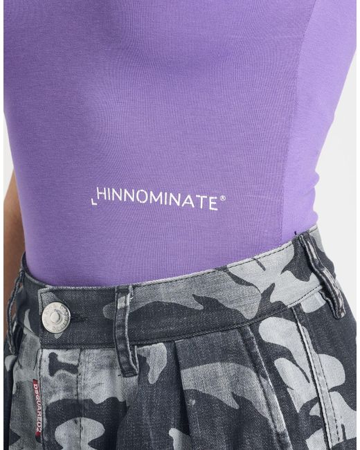 hinnominate Purple Bodysuit