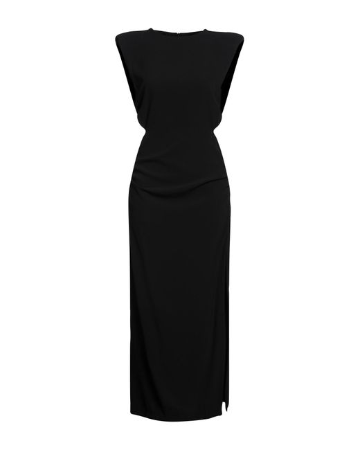 ViCOLO Black Maxi Dress Polyester, Elastane