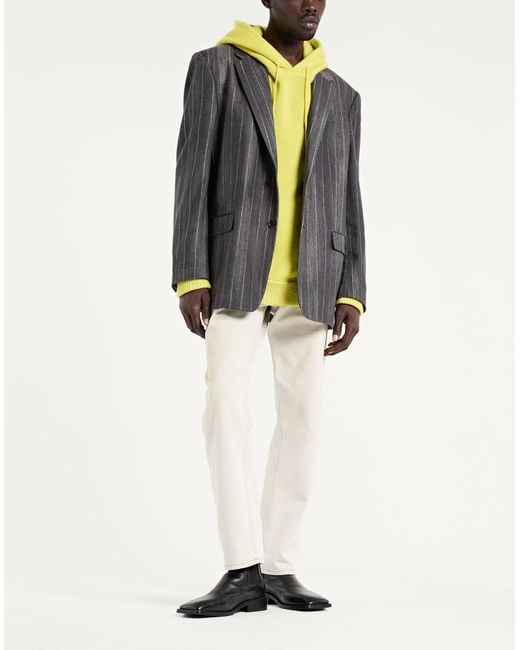 Blazer Versace pour homme en coloris Gray