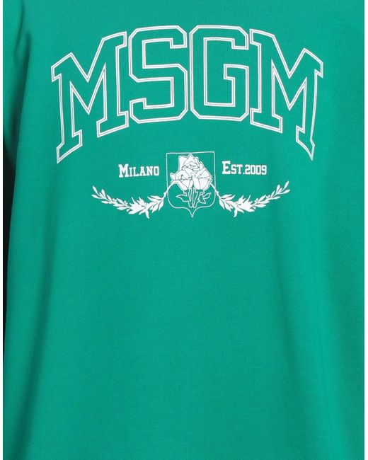 Sweat-shirt MSGM pour homme en coloris Green