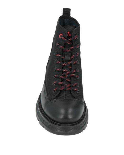 Peuterey Black Ankle Boots for men