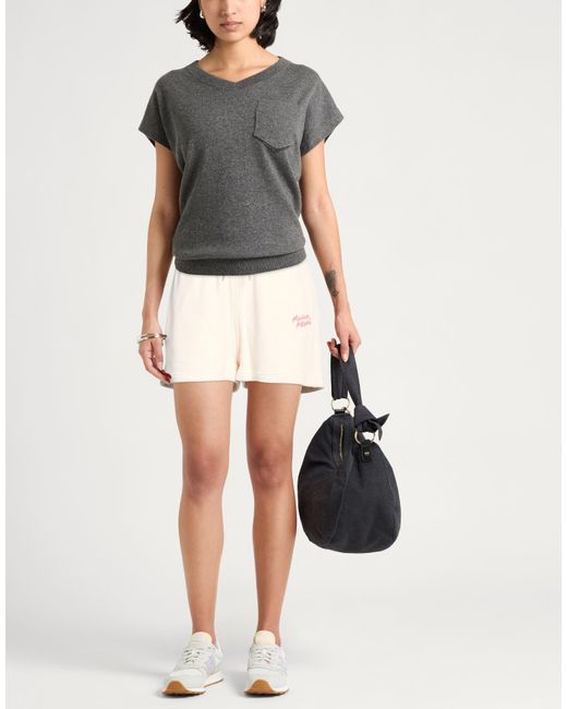 Maison Kitsuné Natural Shorts & Bermuda Shorts