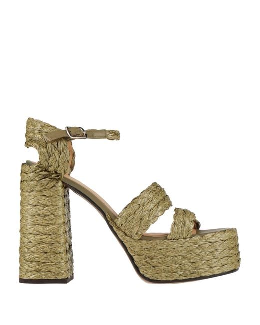 Castaner Metallic Sandals