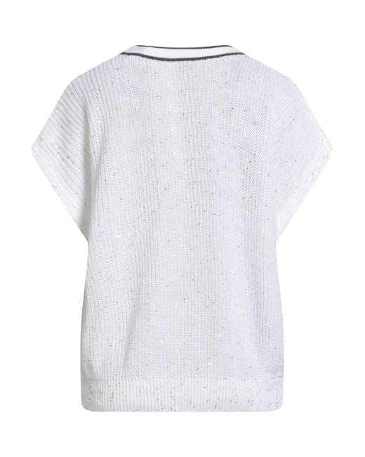 Brunello Cucinelli Gray Sweaters
