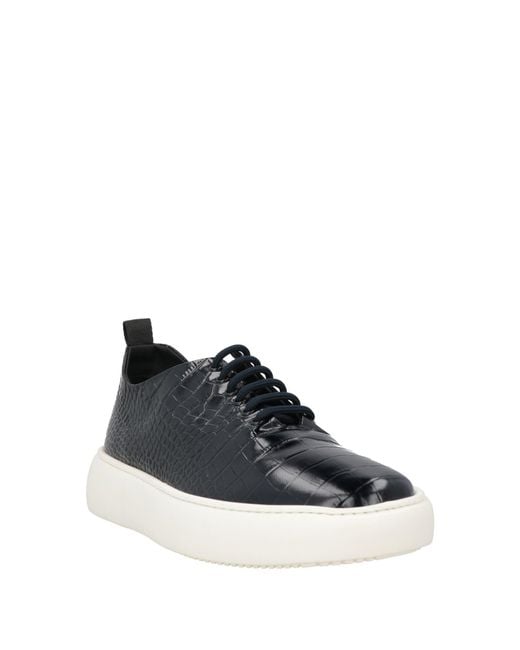 MICH SIMON Black Midnight Sneakers Leather for men