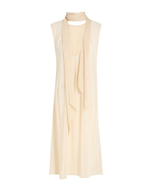 Helmut Lang White Midi Dresses