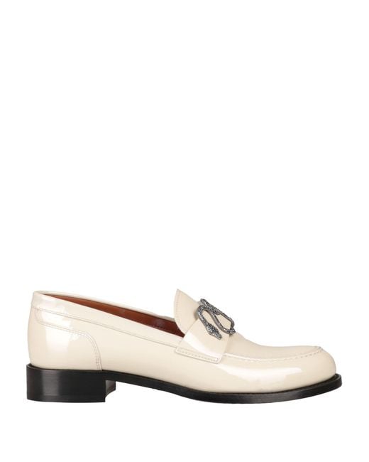 Rene Caovilla Natural Loafers