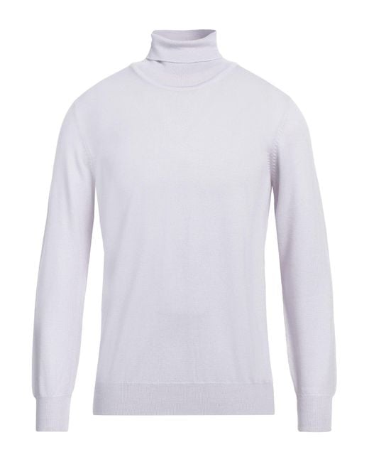 Cruciani White Turtleneck for men