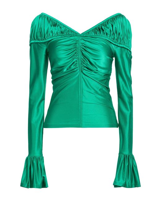 Rabanne Green Emerald Top Viscose, Elastane