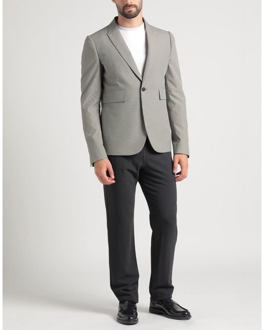 SAPIO Gray Blazer Polyester for men