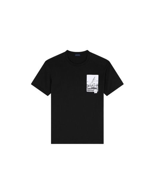 Camiseta Paul & Shark de hombre de color Black