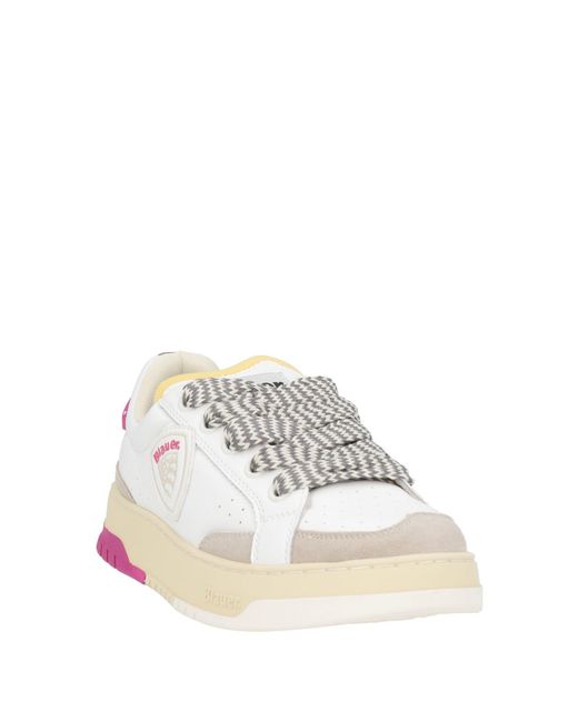 Blauer White Trainers