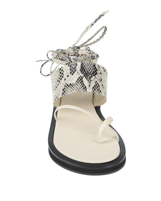 Paris Texas White Thong Sandal