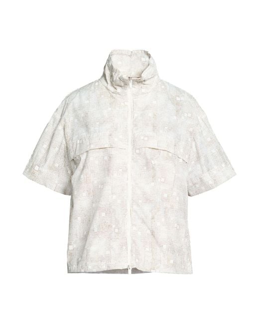 Peserico White Easy Jacket Polyamide