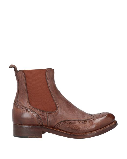 Hundred 100 Brown Ankle Boots