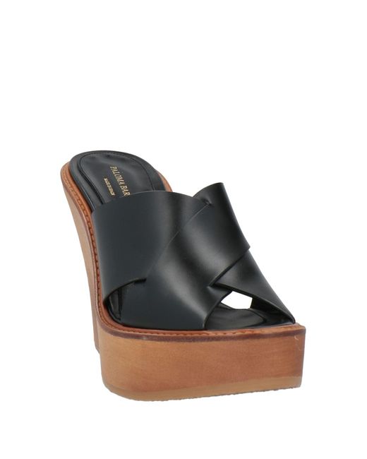 Paloma Barceló Brown Mules & Clogs Leather