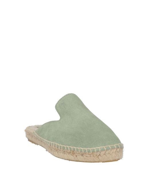 Manebí Green Espadrilles Leather