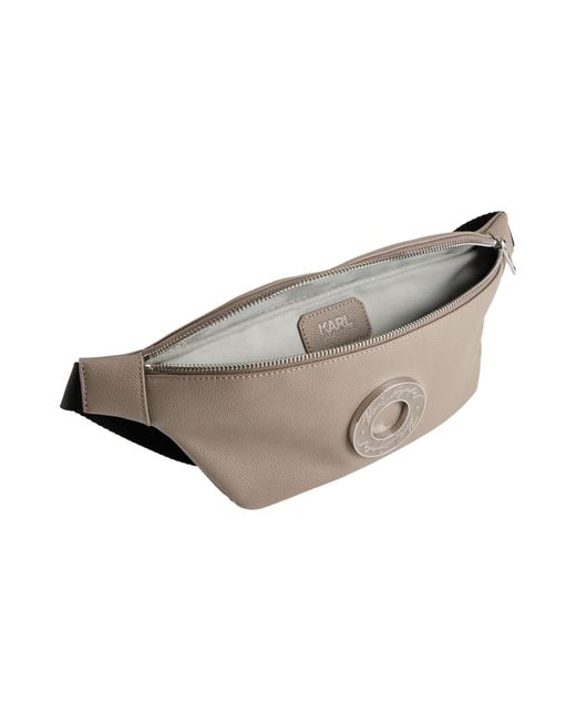 Karl Lagerfeld Gray Belt Bag