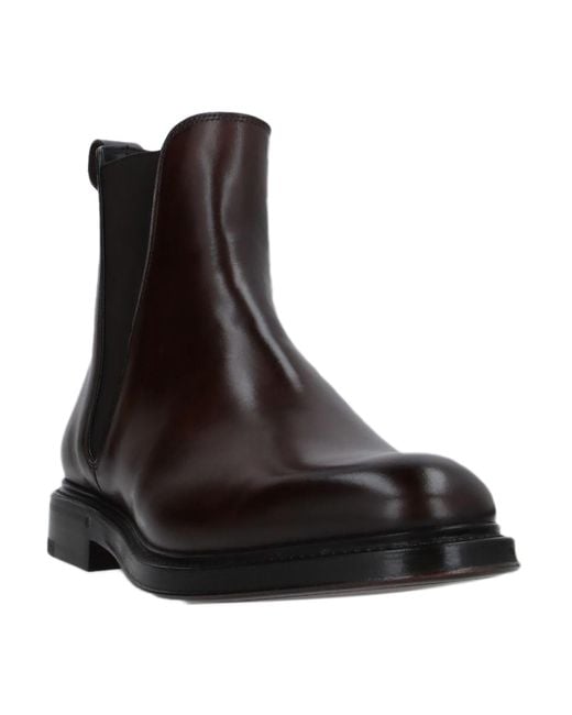 Dolce & Gabbana Black Ankle Boots for men